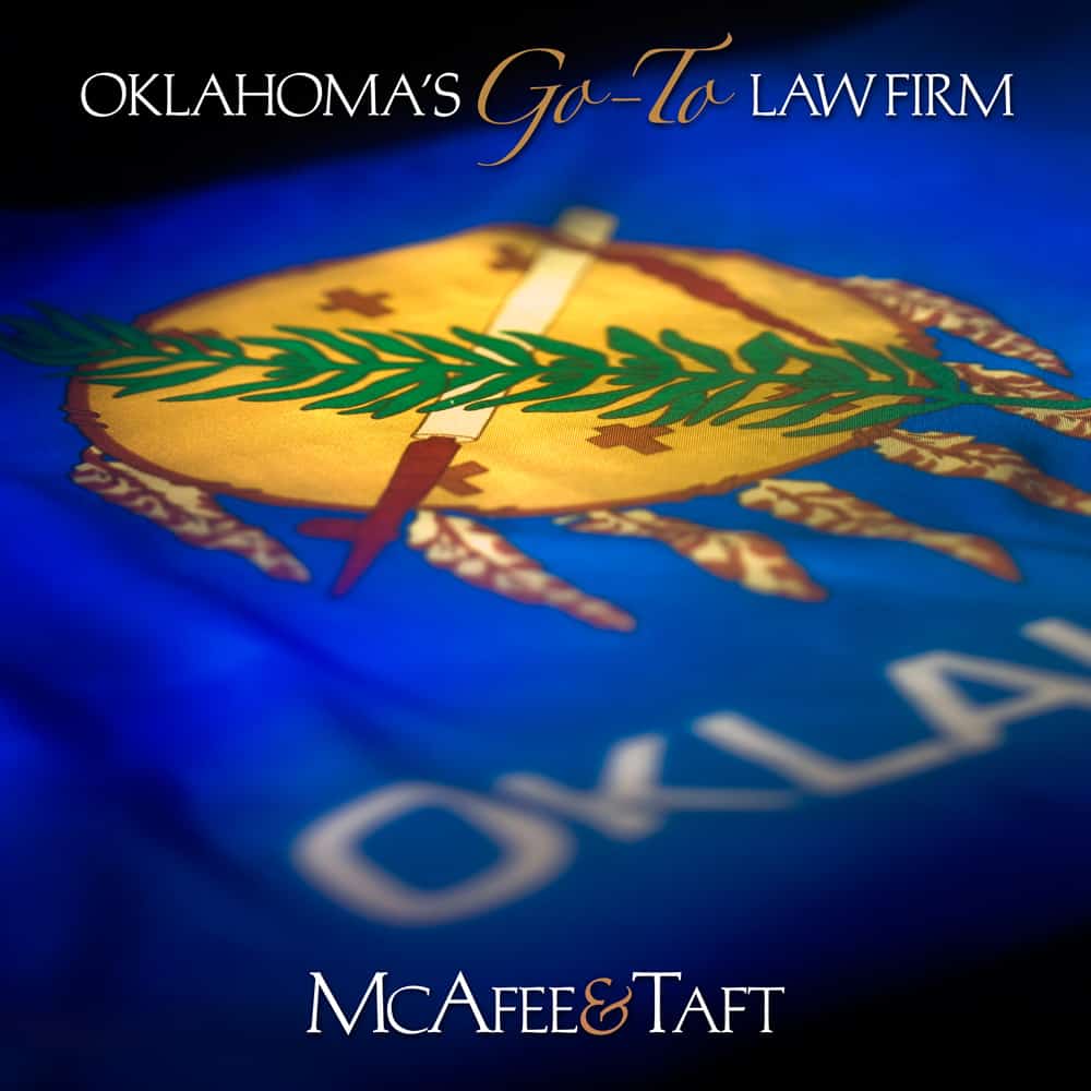 Graphic for "Oklahoma's Go-To Law Firm"