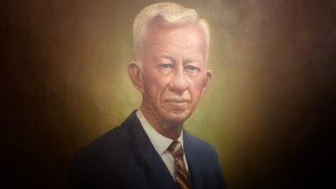 Painting of Kenneth McAfee