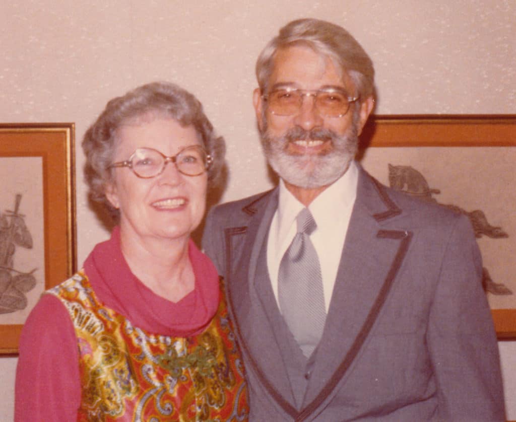 Gene Kuntz and Rose in 1977
